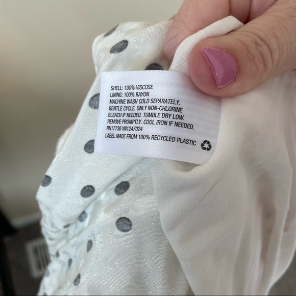 NWT Rixo For Target Polka Dot Spaghetti Strap Maxi Dress - Picture 7 of 8